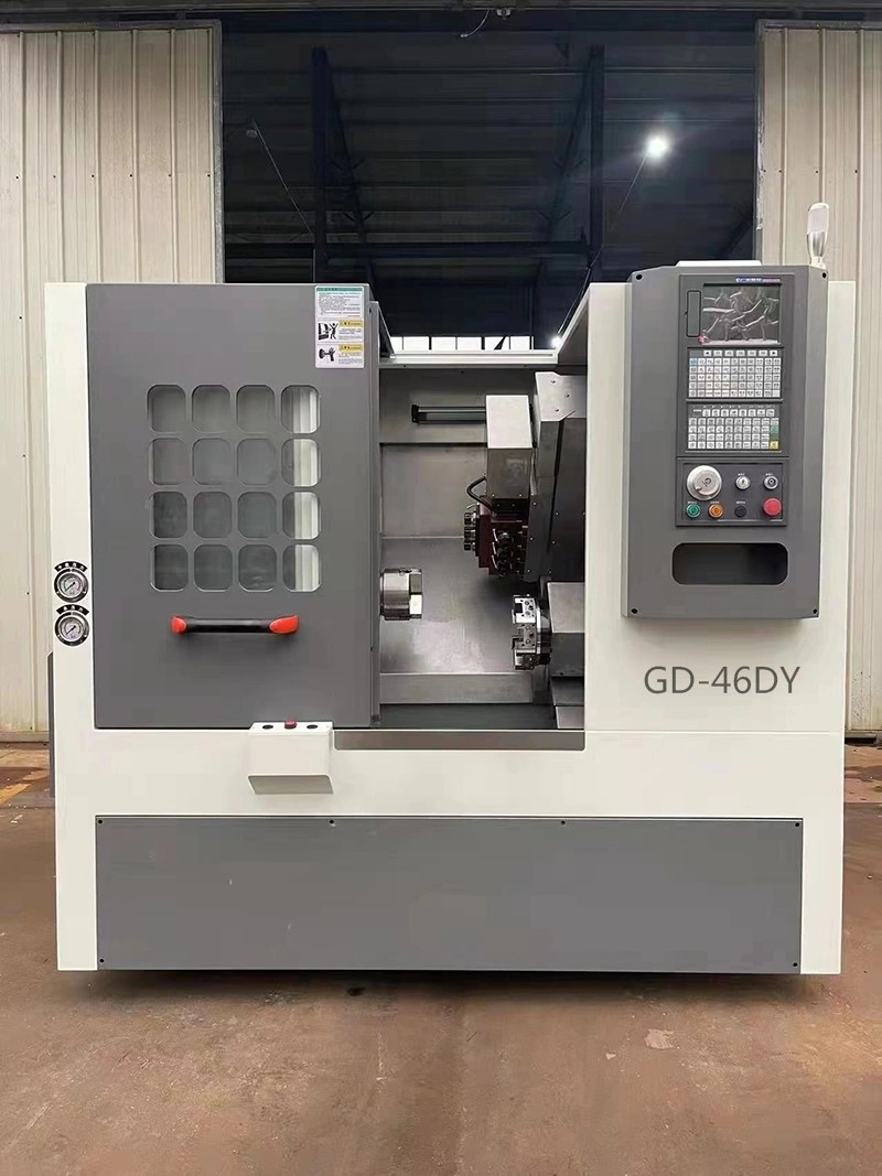 CD46-3+3 CNC Lathe Machine 5 Axis CNC Milling and Turning Composite Machine