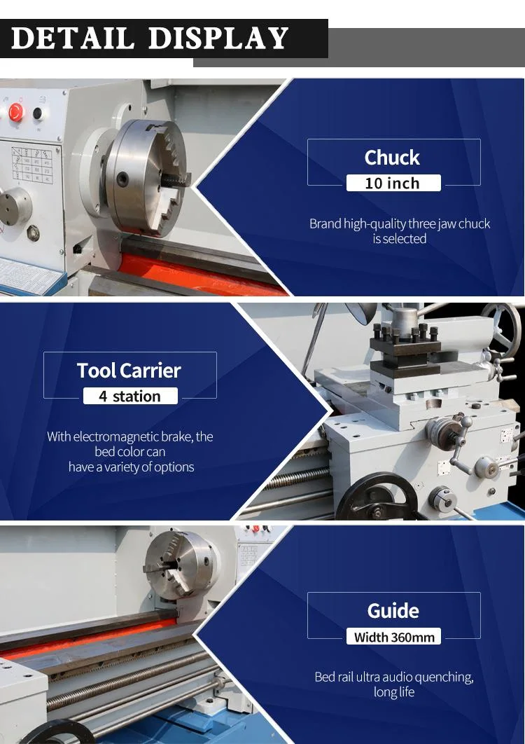 Small Manual Bench Mini Ca6150 Metal Lathe Machine